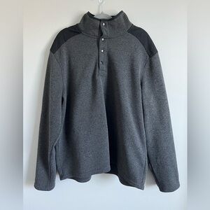 Men’s Goodfellow Quarter Button Up Fleece Sweater